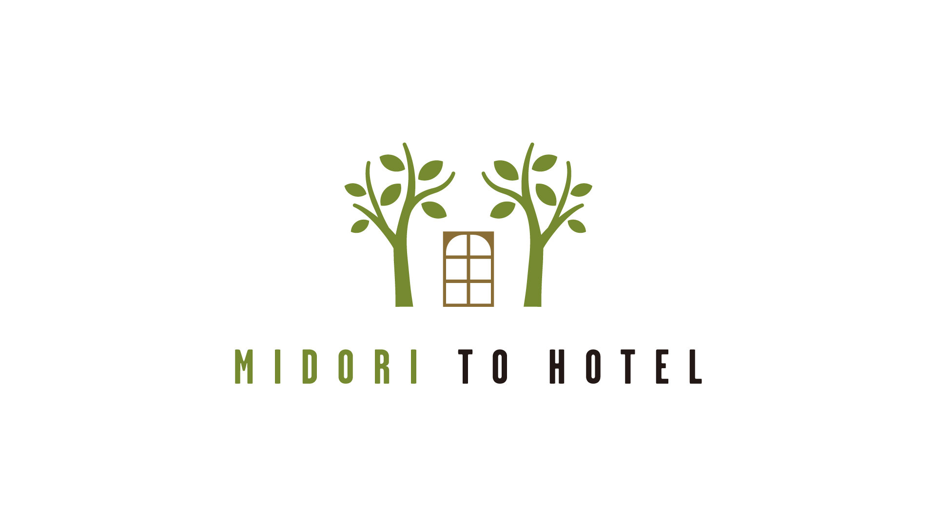 ロゴ制作事例MIDORITOHOTEバナー