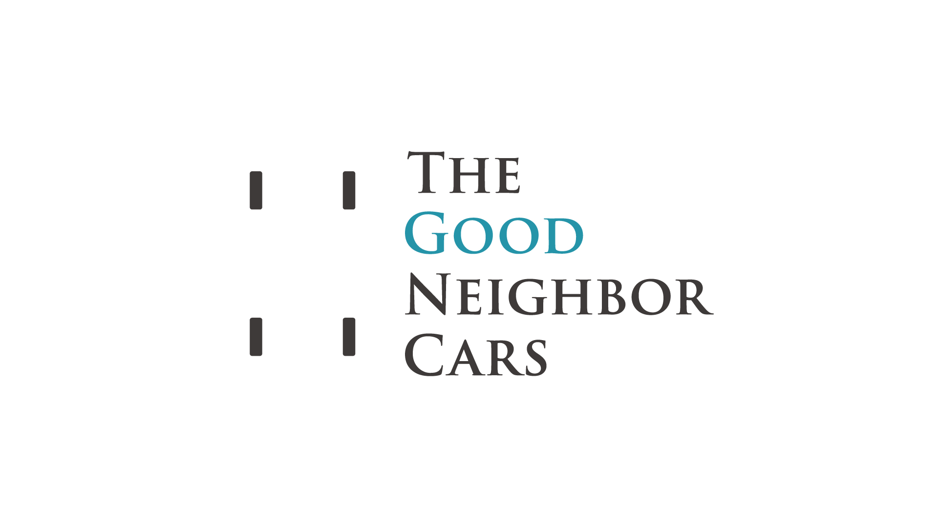 ロゴ制作事例THEGOODNEIGHBORCARSバナー